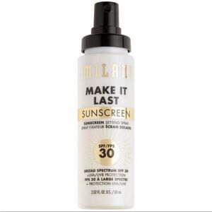 Milani Make It Last Sunscreen Setting Spray - Black and Gold